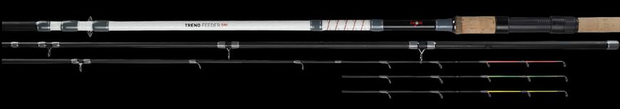 Фідерне вудилище для великої риби Trend-II feeder rod, довжина 390 см, тест 180 г, 3+3 секції. Карбонове CZ5614 фото