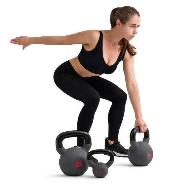 Гиря металева Hop-Sport важка вагою 20кг HS-I020KB 5902308218017 фото