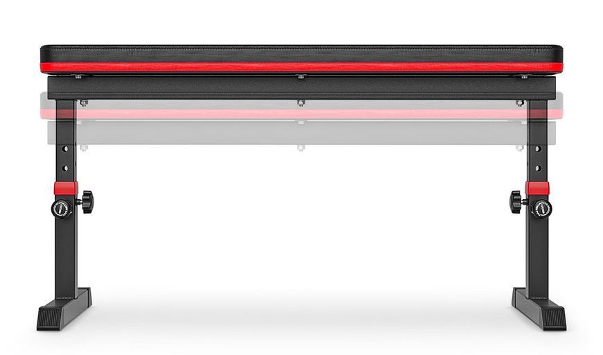 Набор Hop-Sport Premium 59кг со скамьей HS-1025 Pro и штангой 00-G00000176 фото