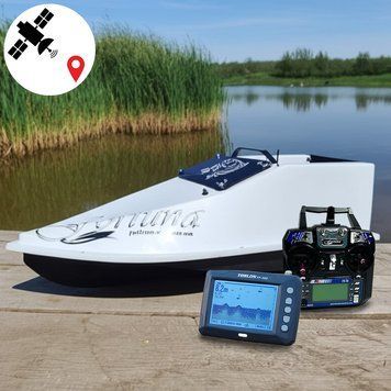Кораблик для рибалки Фортуна 27000 mAh, GPS автопілот Fortuna X, Ехолот Toslon300 2487291251 фото