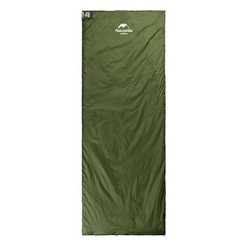 Спальник надлегкий Naturehike LW180 NH21MSD04 лівий, (15°C), p-p XL, темно-зелений, спальний мішок 6927595786956-L фото