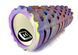 Масажний ролик EasyFit Grid Roller 33 см, МФР валик для йоги, фітнесу та реабілітації, 3D поверхня, фіолетовий EF-2021-V фото 3
