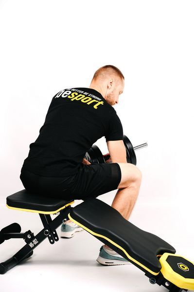 Лава Besport WB-002 + розбірні гантелі PowerPro 2x18,5 кг. Набір для силових тренувань HS-00-G00000418 фото