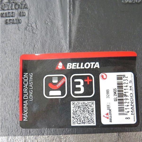 Класична мотика зі сталі кована 220 мм із держаком Bellota 328-B.B CM1200 фото