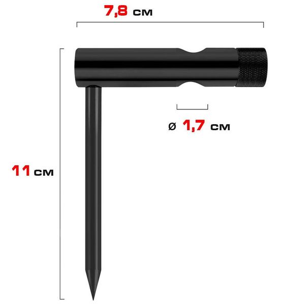 Набір стійок і буз барів World4Carp Stand Kit Universal 2 Алюміній. Стійки для вудилищ комплект. Рід-під w209c фото