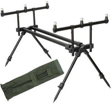 Род-под для 3 вудилищ, Focus Rod Pod Carp Zoom, Стійки та тримачі для вудилищ CZ2675 фото