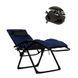 Шезлонг LEOBRO Zero Gravity Premium Dark Navy Blue: розкладний вуличний, Теслін, 150 кг LB-ZGC-K2-DNB фото 3