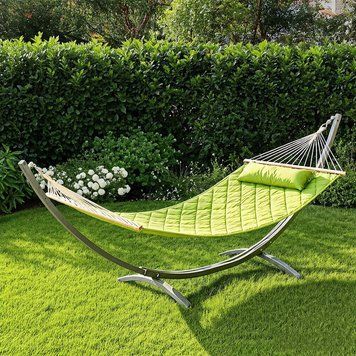 Двомісний Гамак із планкою SOFT зелений + Стійка для гамака WCG XXL 200&times;140. Бавовна WCGR-H05-3 фото