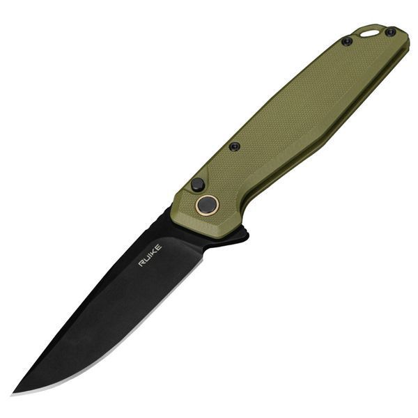 Кишеньковий складаний ніж з кліпсою Ruike P873-C Зелений. Розкладний ніж для активного відпочинку, риболовлі та туризму P873-G фото