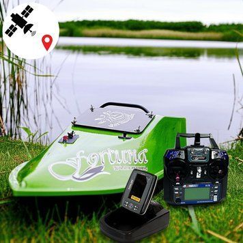 Кораблик Фортуна з GPS автопілотом Fortuna X та ехолотом Toslon520 на 27000mAh Кавуновий 2487348606 фото
