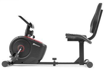 Горизонтальный велотренажер магнитный Hop-Sport HS-2050L Beat красный. Велосипедный тренажер для дома 5902308223851 фото