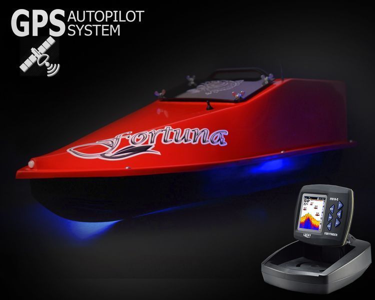 GPS Cortex 6+1, Эхолот Toslon300 Кораблик для прикормки Фортуна (27000 mAh) 2288720508 фото