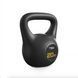 Гиря виниловая 20 кг Trex Sport TX-020CKB черная, для силовых тренировок, фитнеса, кроссфита 5902308234772 фото 3
