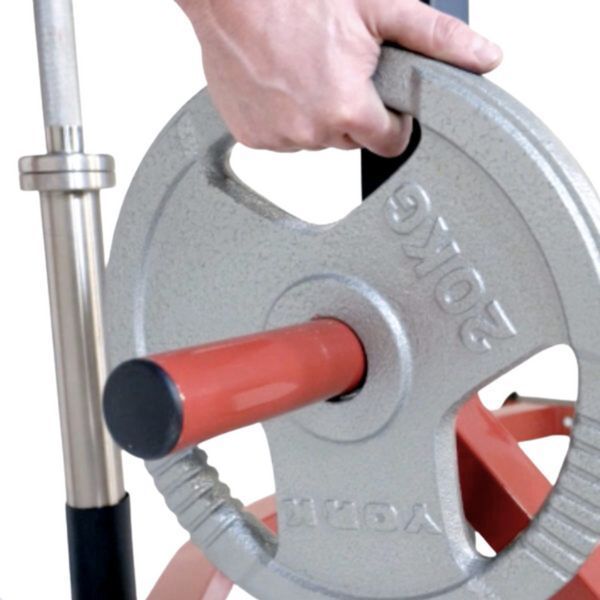 Стійка для штанги York Fitness ASPIRE 510, жим лежачи. Універсальна стійка з кріпленням для боксерської груші. Платформа для жиму 60014961435100 фото