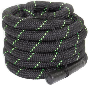 Канат тренувальний для кросфіту 12 м Battle Rope WCG 38х12 для занять спортом у домашніх умовах W-38х12 фото