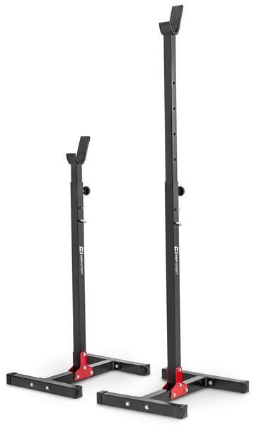 Стійки під штангу Hop-Sport HS-1002L. Регульована стійка для штанги. Стійка для жиму штанги. Платформа для жиму 5902308211803 фото