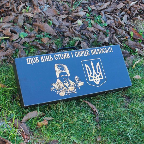 Набір для гриля та барбекю "Базовий" у дерев'яному кейсі зі своєю печаткою. Набір для подарунку. Комплект 2117912526 фото
