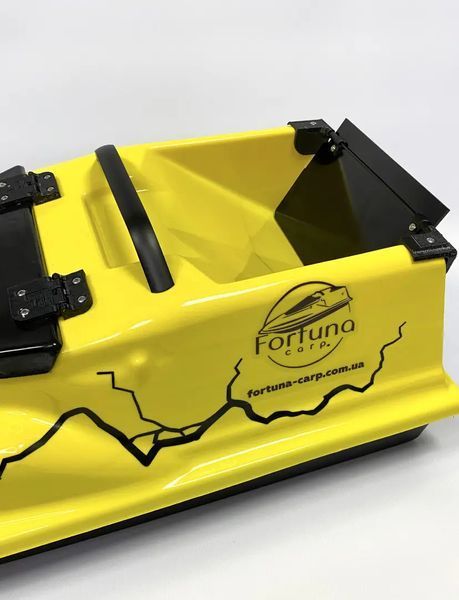 Прикормочный кораблик Фурія Фюжн 21000 mAh 17 км/рік Жовтий. Електронний кораблик для риболовлі 1656889175 фото