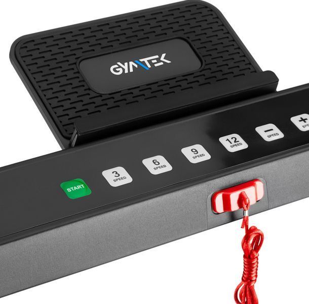 Бігова доріжка Gymtek XT560 складана, 2.5 к.с., до 12 км/год, для дому, компактна, з антиковзним полотном 5907766669715 фото