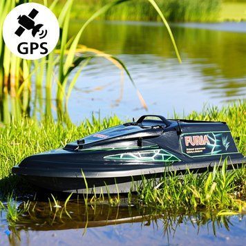 Радіокерований кораблик для риболовлі Фурія Шторм 21000 мАг. з GPS автопілотом Cortex 6+1 Чорний 1684605435 фото
