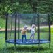 Складний Батут для вулиці Funfit 6ft (183см) синій із зовнішньою сіткою / максимальне навантаження 90 кг UT-00000084 фото 1