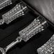 Bohemia Diamond: Набір для шампанського 4 келихи 120мл + Дерев'яна коробка з гравіюванням - Подарунковий набір C42 фото 7