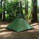 Намет надлегкий з гострою верхівкою одномісний Naturehike NH17T030-L, темний зелений, 210 x 210 x 135 см 6975641885894 фото 6