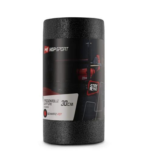 Масажний ролик EPE 30 см чорний для масажу хребта 5902308216808 фото