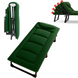 Розкладачка LEOBRO Green LB-FB-S1-GRN із вбудованим матрацом, 193х68х30 см, сталь, поліестер, до 150 кг LB-FB-S1-GRN фото 1