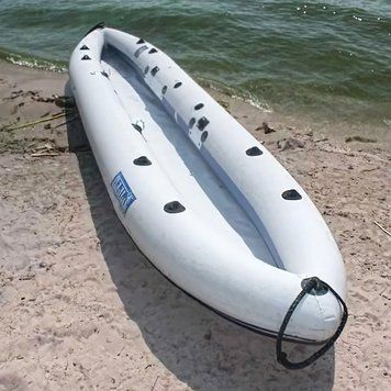 Одномісна Надувна Байдарка Тура Турист ЛБ-380У базова. Каяк для туризму ЛБ-380У базовая фото