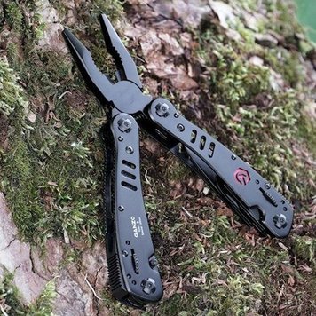 Мультитул на 12 інструментів Multi Tool Ganzo G301-В. Мультитул із плоскогубцями та кусачками, викруткою, пилкою