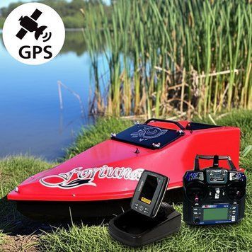 Кораблик Фортуна з GPS автопілотом Fortuna X та ехолотом Toslon520 на 27000mAh червоний 2487348603 фото