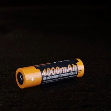 Літій-іонний акумулятор-батарейка 21700 Fenix (4000 mAh).