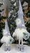 Новорічний гном 55 см білий із подарунком: скандинавський декор для дому. Іграшка під ялинку Гном №30 фото 4