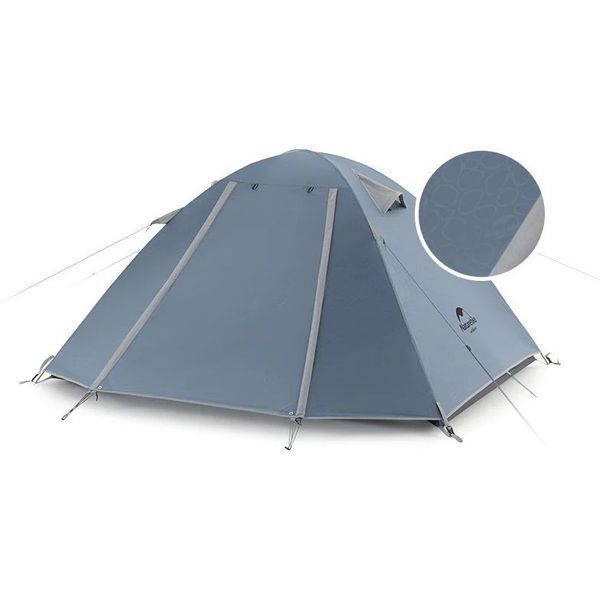Намет кемпінговий двомісний Naturehike P-Series, темно-синій.&nbsp; 6927595783597 фото