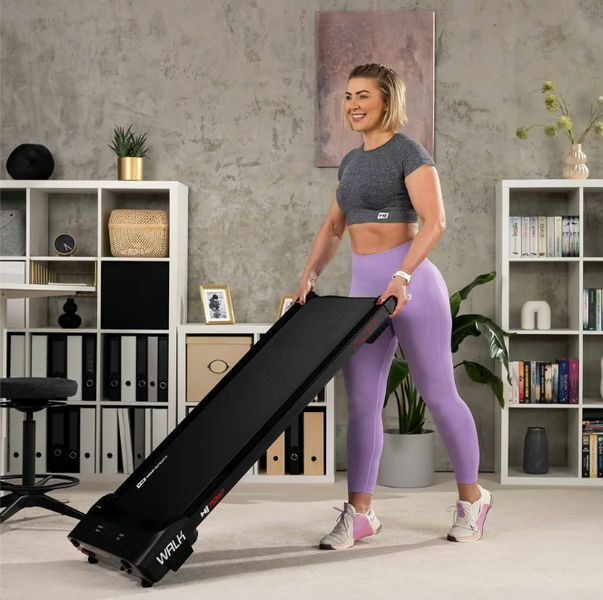 Електрична бігова доріжка Hop-Sport HS-750WP Walk. Тренажер для бігу. Домашня бігова доріжка 5902308232877 фото