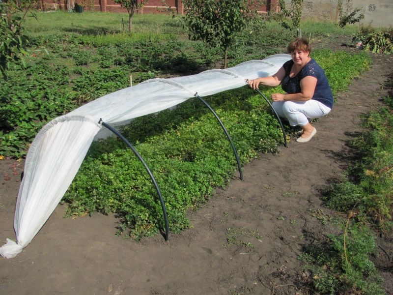 Комплект (1+1=3) парників 9 м.(3+3+3 м) &laquo;Максі&raquo; 60 г/м&sup2;. Агропарник арочний для розсади. Міні теплиця id_126810 фото